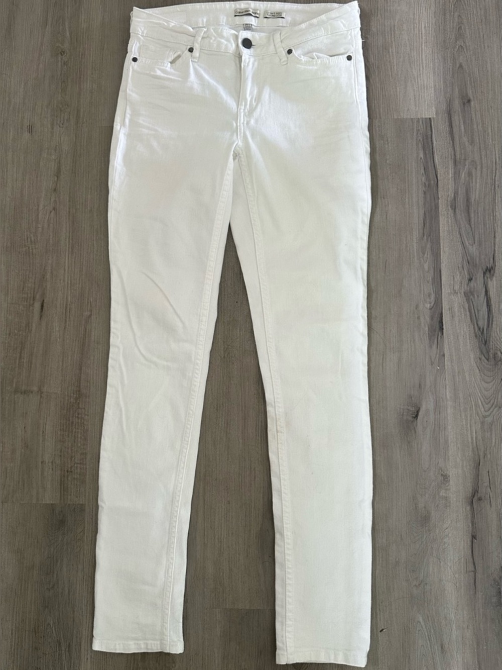 Calvin Klein Jeans Ultimate Skinny White Jeans 26